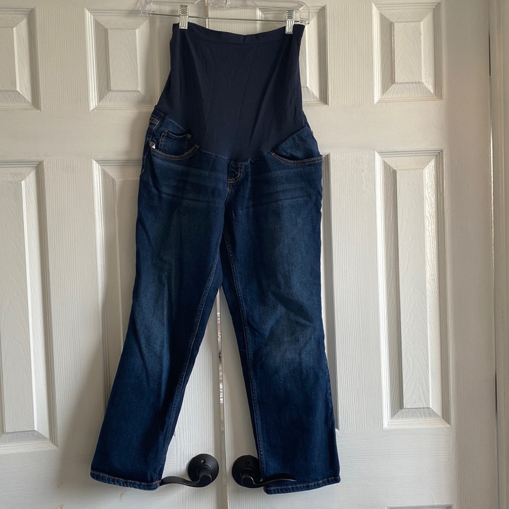 Maternity Cropped Jeans